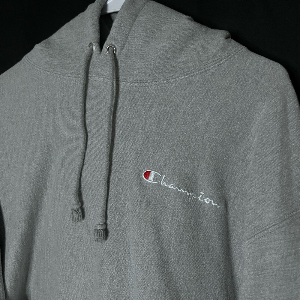 Champion Men's Grey Hoodie
